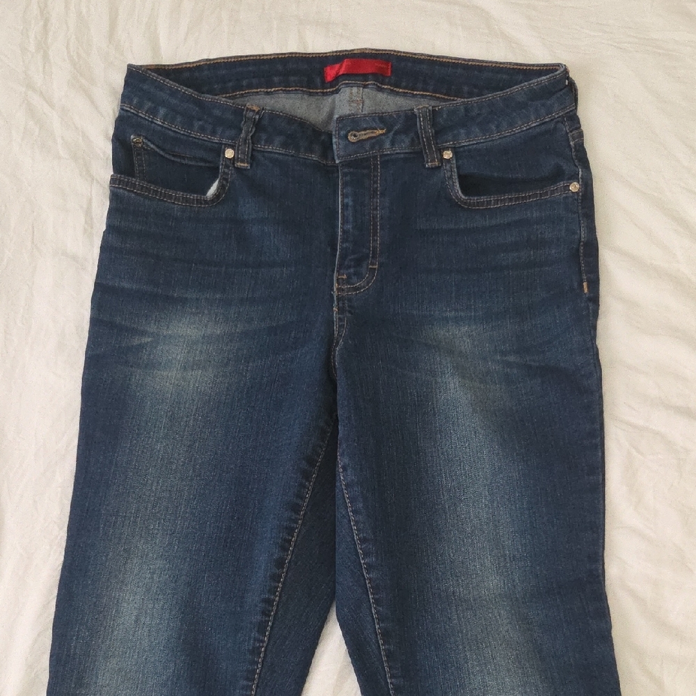 Jennifer Lopez Dark Blue Straight Leg Jeans
